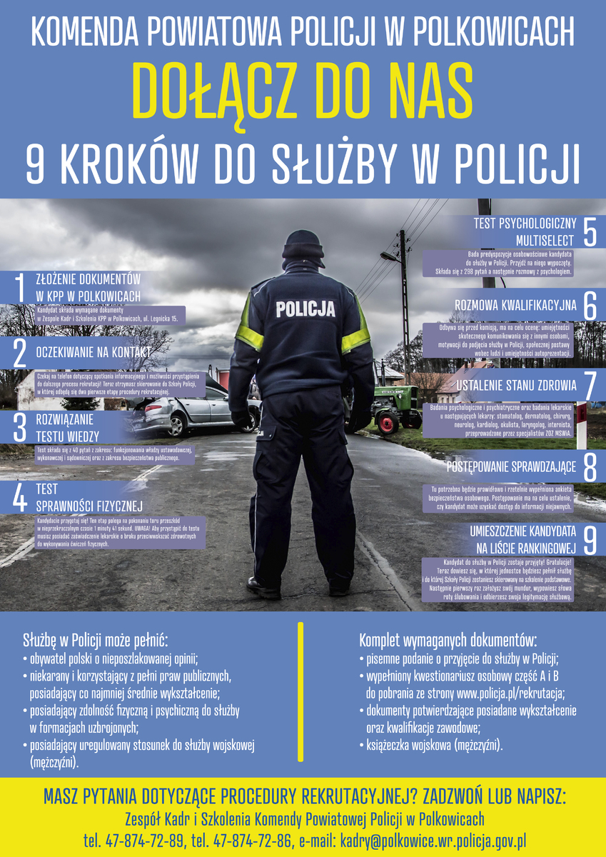 Plakat Policja