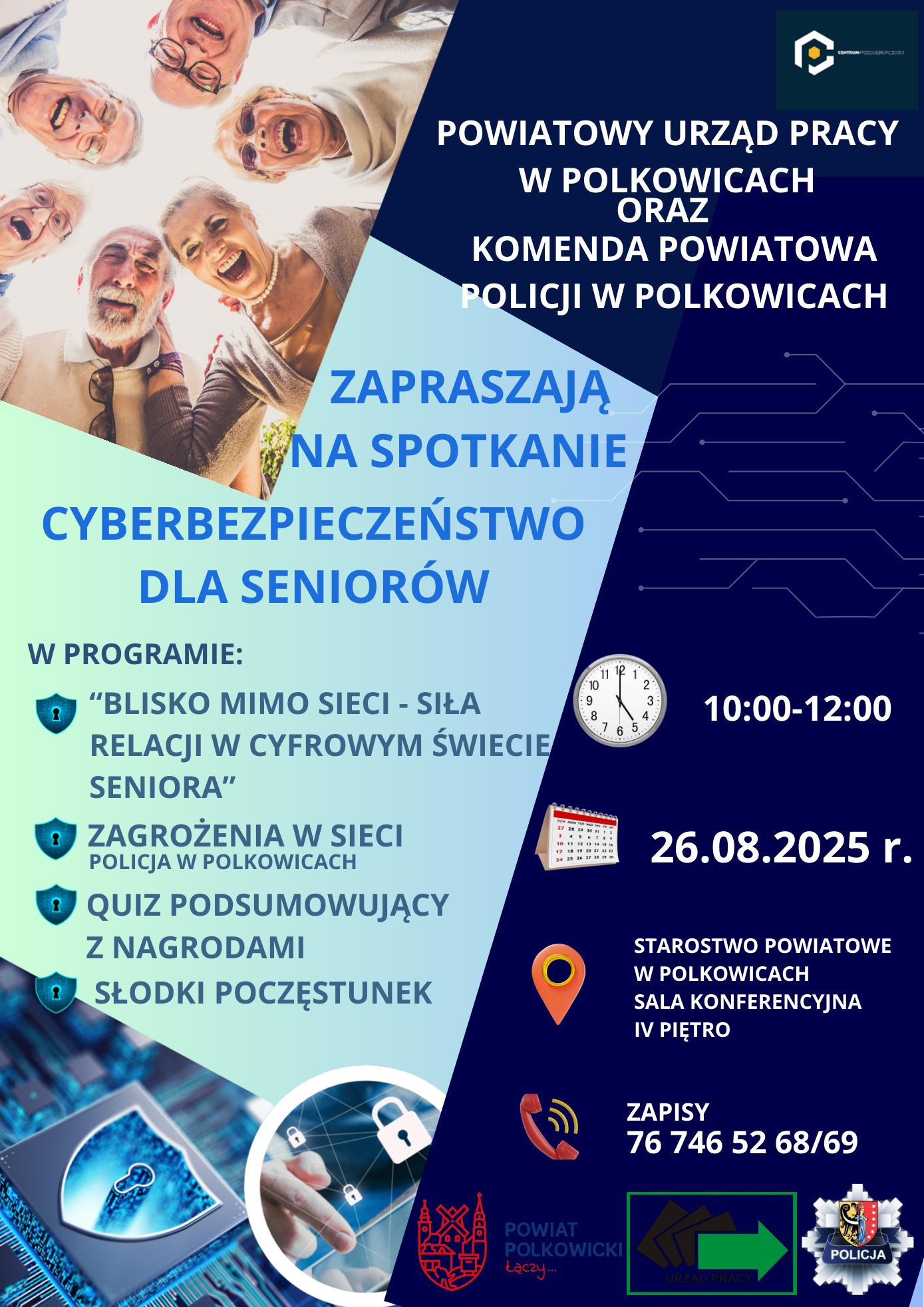 Zdjęcie artykułu Zapraszamy na spotkanie cyberbezpieczeństwo dla seniorów