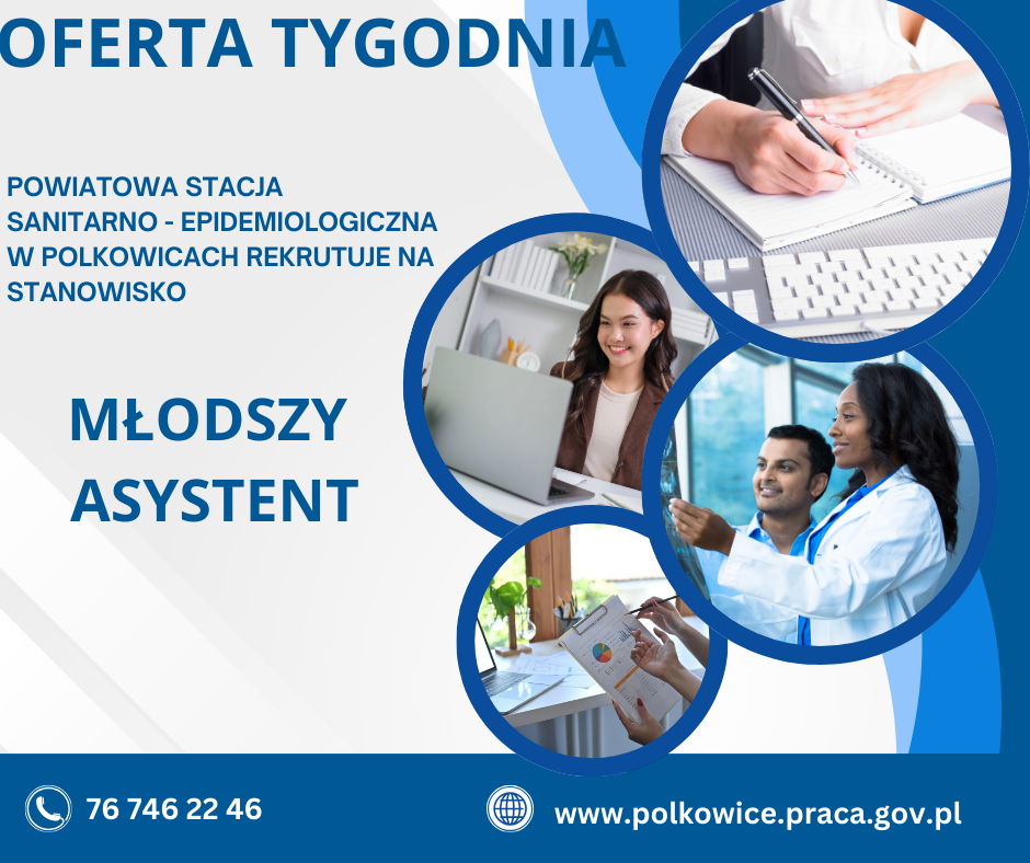 Zdjęcie artykułu OFERTA TYGODNIA - MŁODSZY ASYSTENT
